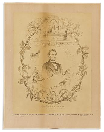 (ABOLITION.) E.G. Hutchins, artist. The American Crisis of 1864.                                                                                 